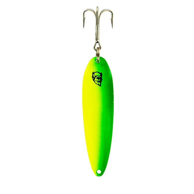 Eppinger COP-E-CAT JUNIOR salmon spoon "Electric Lime UV\Nickel Back" 85mm/22g