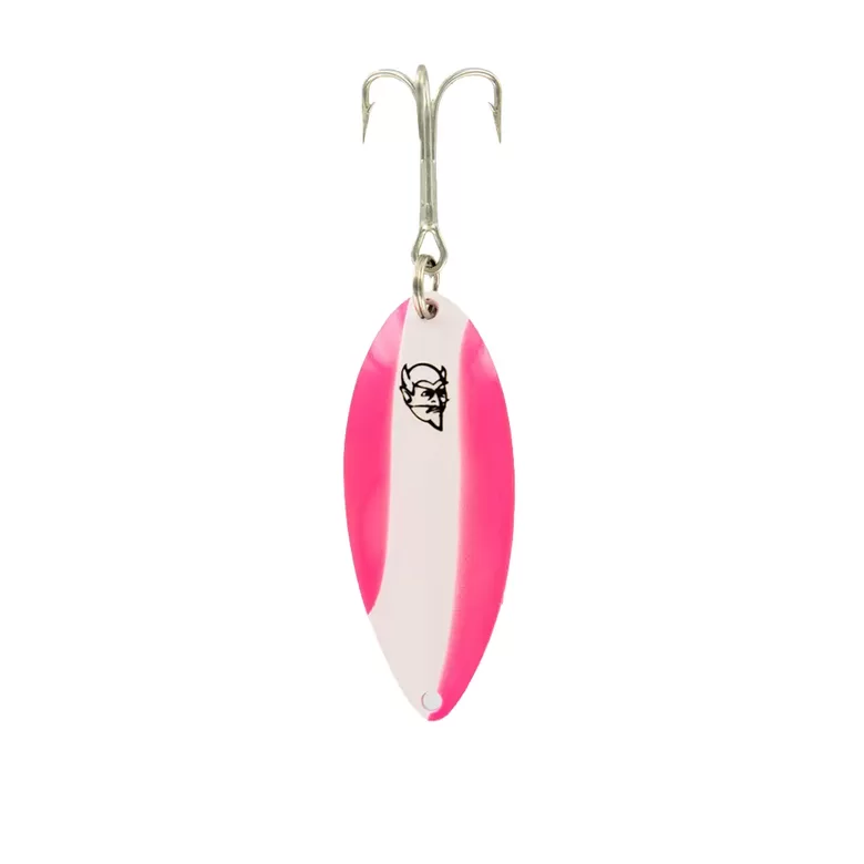 Eppinger DEVLE DOG pike and perch spoon "Pink Devle UV/Nickel Back" 54mm/14g