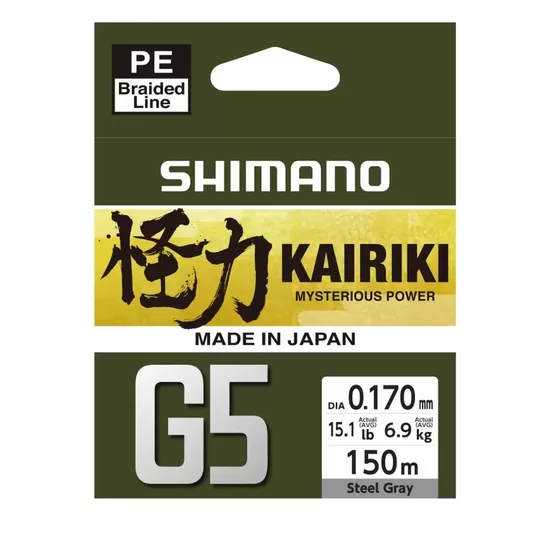 Shimano KAIRIKI G5 "Steel Gray" 0.170mm/6.9kg 150m