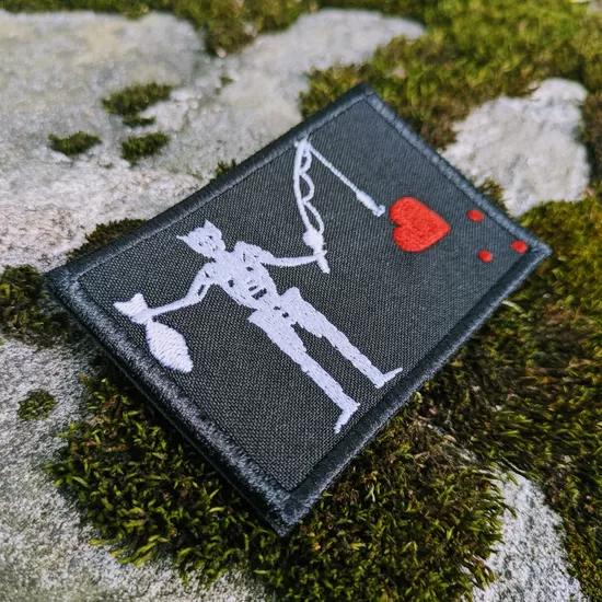 BLACKBEARD'S FISHING FLAG patch