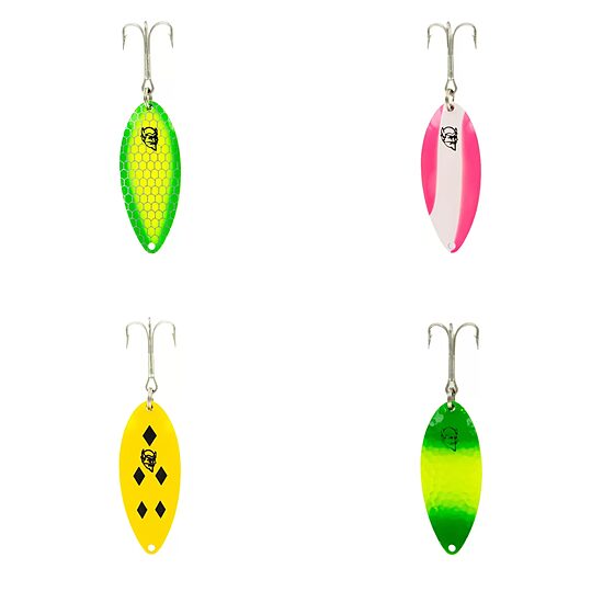 4 Eppinger Devle Dog spoon set for pike and perch