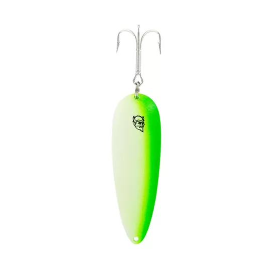 Eppinger DARDEVLET spoon "Glow Green/Nickel Back" 73mm/21g